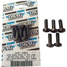 Kit de montaje de buje de freno de disco — Delantero, Negro