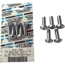 Kit de montaje de cubo de freno de disco — Trasero, cromo