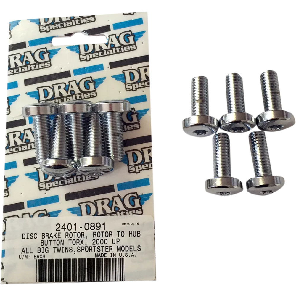 Kit de montaje de cubo de freno de disco — Trasero, cromo