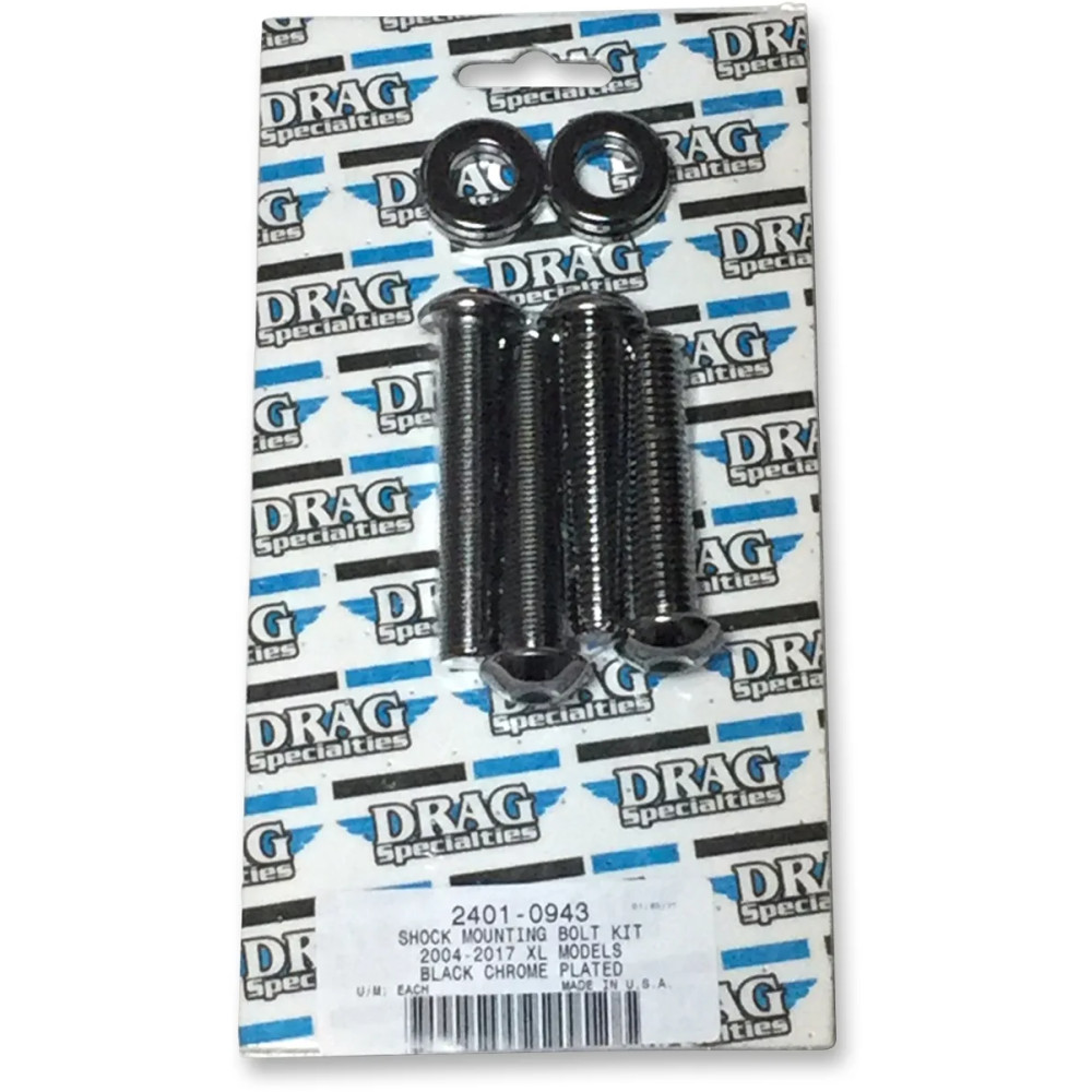 Kit de montaje de amortiguador — Negro, Kit