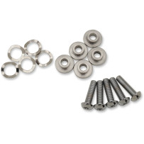 Kit de herrajes para rotor de freno flotante — Delantero, Plata