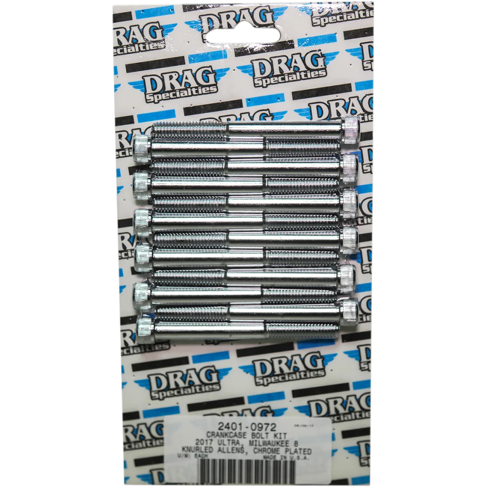 M-Eight Juego de pernos — Cromo, Plateado