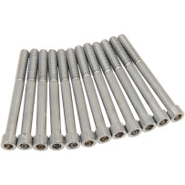 M-Eight Kit de pernos — cárter, cromado, plateado