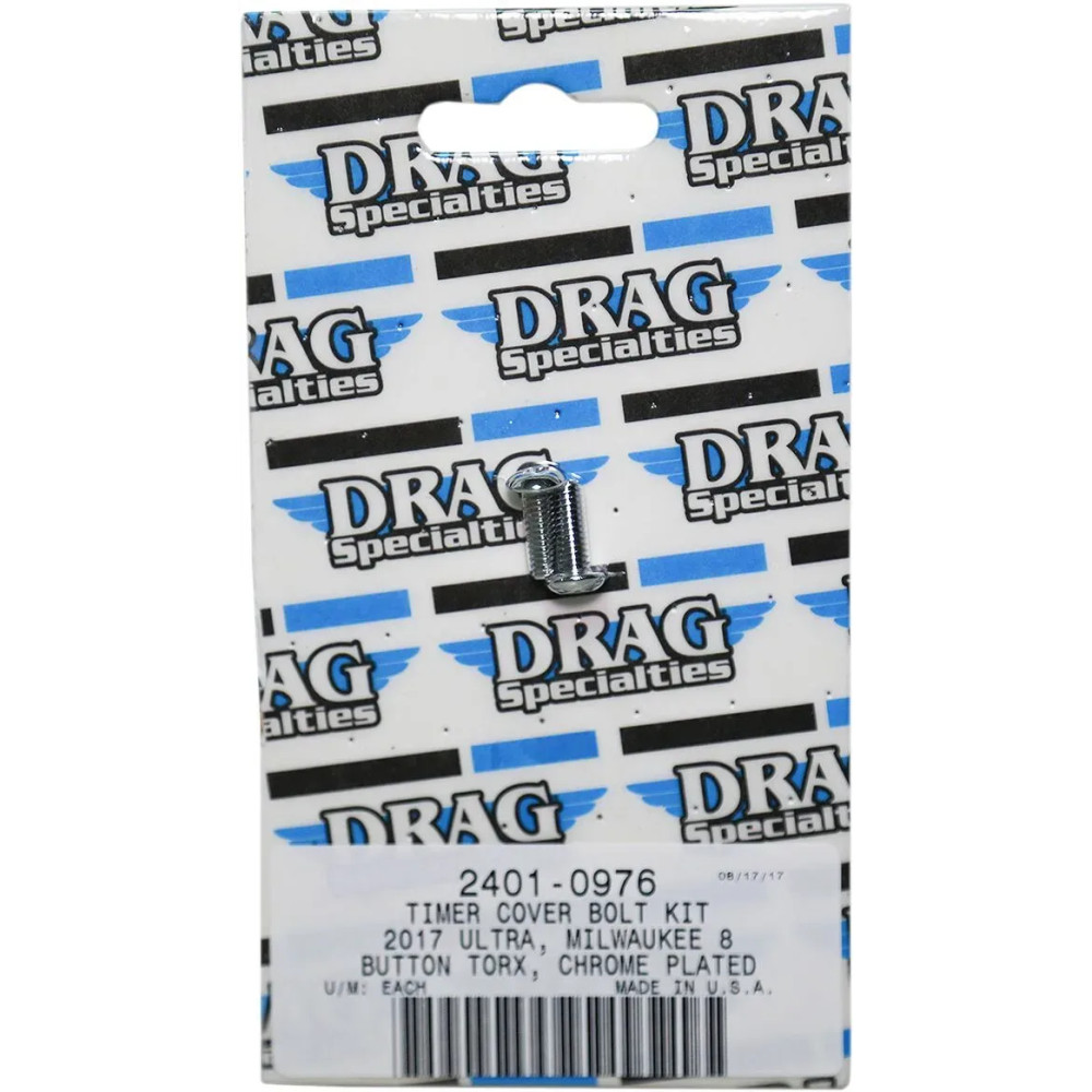 M-Eight Juego de pernos — Tapa de distribución, cromado