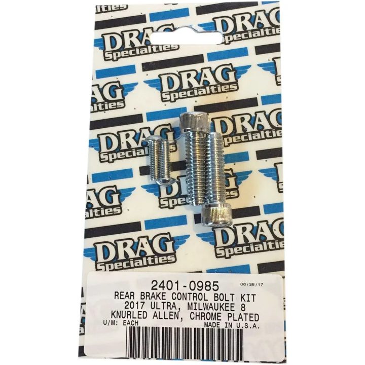 Kit de pernos M-Eight — Cromo, Plata
