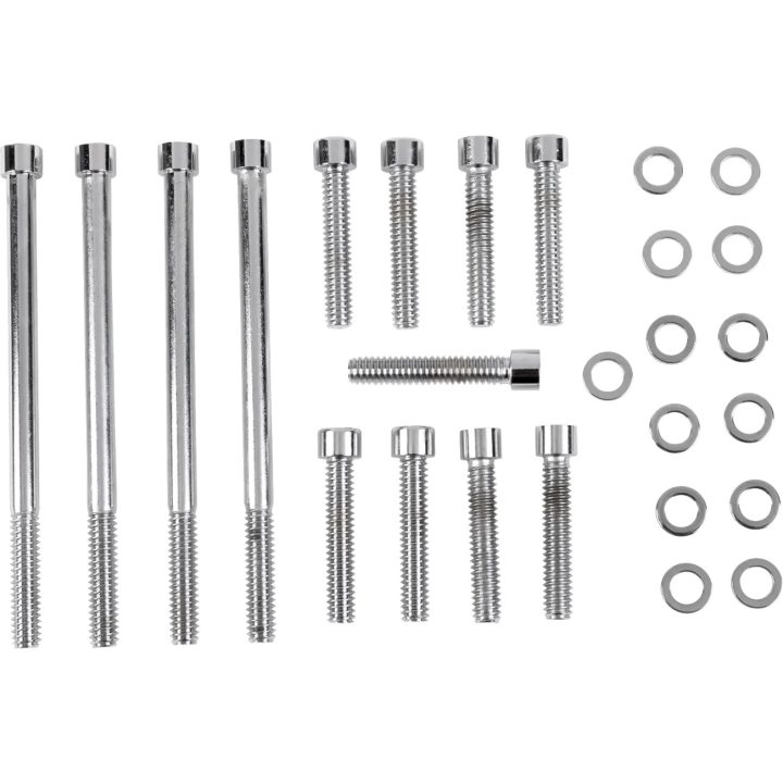 Kit de pernos M-Eight — Primaria exterior, cromado