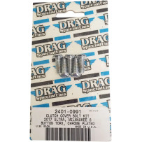 Kit de pernos M-Eight — Tapa de embrague, cromado