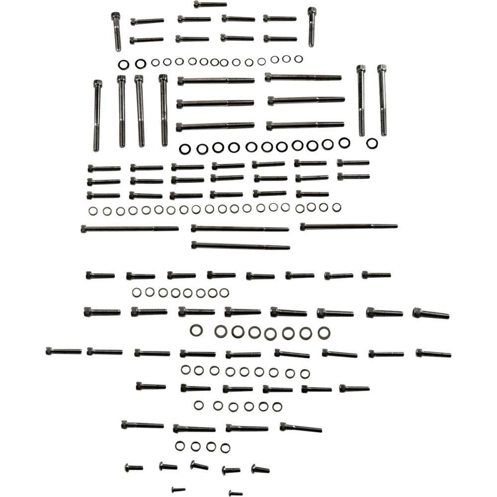 Kit de pernos M-Eight — negro, cromo