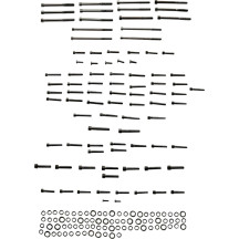 Kit de pernos M-Eight — Negro, motor