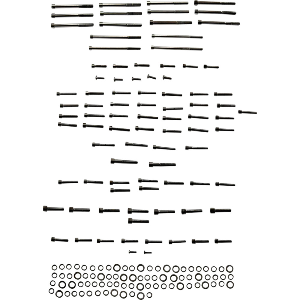 Kit de pernos M-Eight — Negro, motor