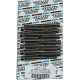 Kit de pernos M-Eight — cárter, negro/cromo