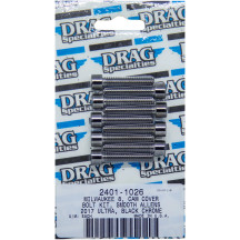 Kit de pernos M-Eight — Negro, cromado, tapa de leva