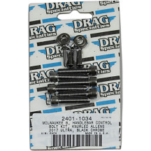 Kit de pernos M-Eight — Negro, cromado