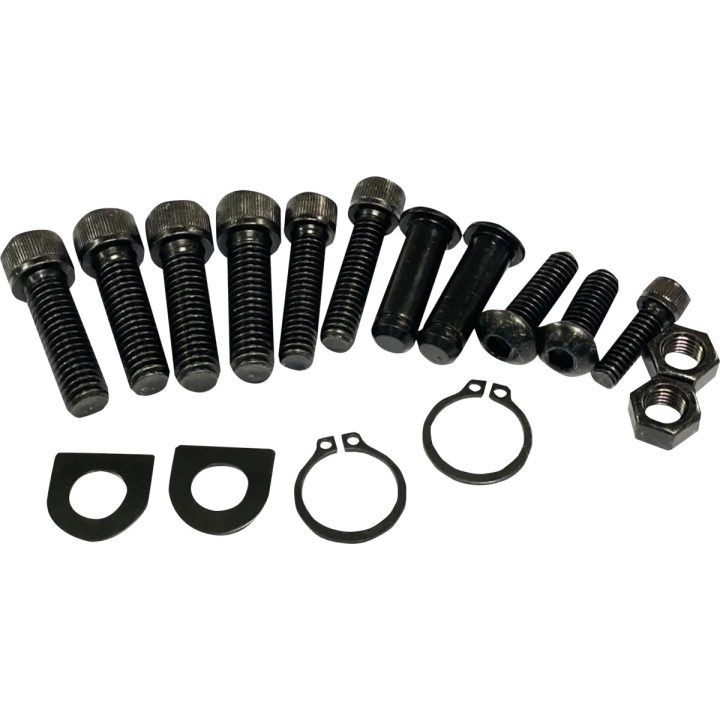 Hardware Kit — Black zinc, fits 1622-0487, 1622-0349, 1622-0350, 1622-0489