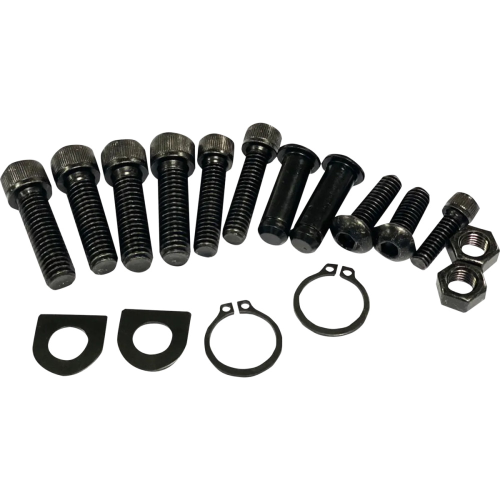 Kit de herrajes — Zinc negro, compatible con 1622-0487, 1622-0349, 1622-0350, 1622-0489