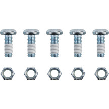 Kit de herrajes para rotor de freno — 3/8"-16, 25.4 mm (1"), Plateado, zincado