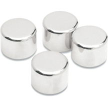 Tapa de perno para caja de balancines — plateada