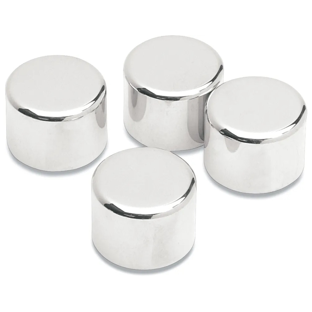 Tapa de perno para caja de balancines — plateada