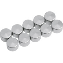 Bolt Covers — 3/8", 10-pack, Chrome