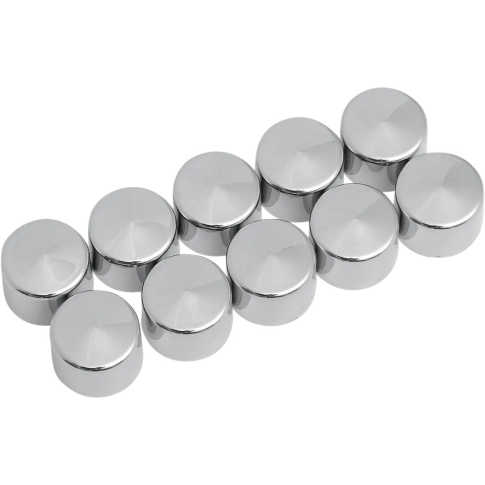 Bolt Covers — 3/8", 10-pack, Chrome