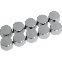 Bolt Covers — 1/2" bolt, 10 pack, Chrome, 3/4" wrench