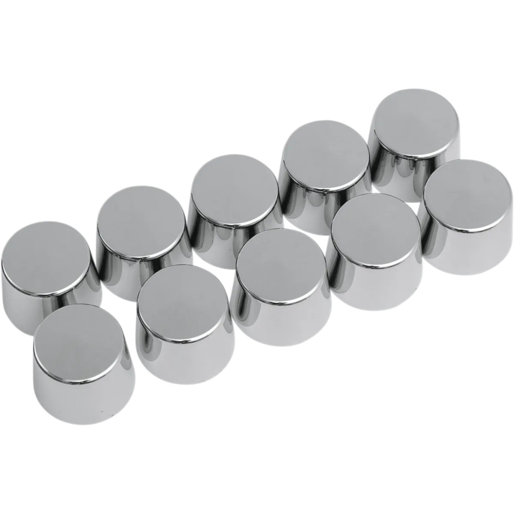 Bolt Covers — 1/2", 10-pack, Chrome