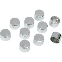 Bolt Covers — 1/4" bolt, 10 pack, Chrome