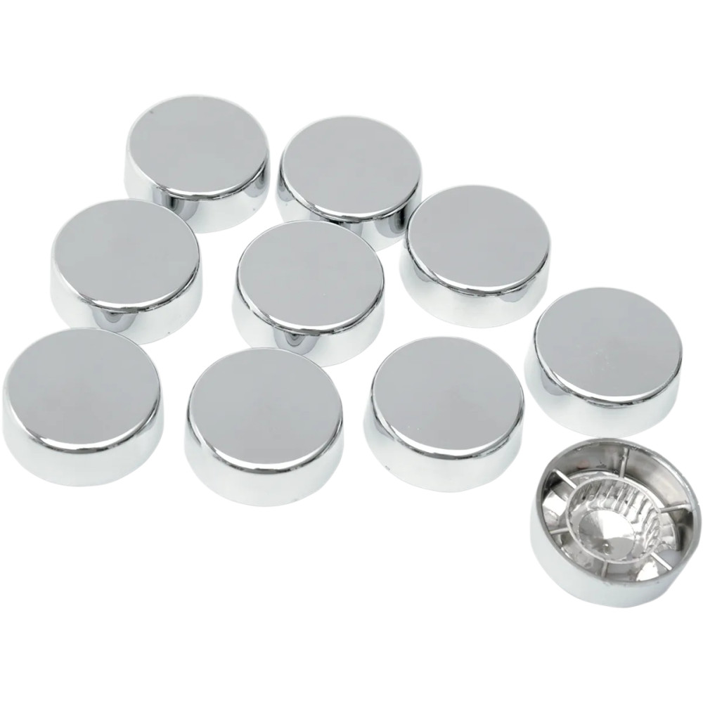 Bolt Covers — 7/16", 10 pack, Chrome