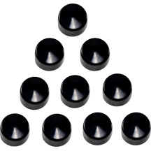 Bolt Covers — 5/16" bolts, 10-pack, black matte