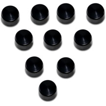 Bolt Covers — 3/8" 10-pack, matte black