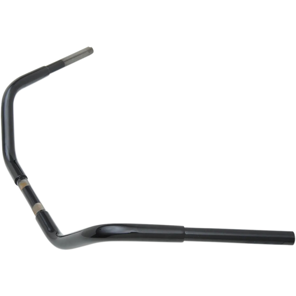 1-1/4" Buffalo Bar Handlebar — 1-1/4" dia, 34" width, 5-1/2" rise, 1" clamp, Black gloss