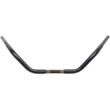 1-1/4" Buffalo Bar Handlebar — 1-1/4" dia, 34" width, 5-1/2" rise, 1" clamp, Black gloss