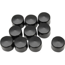 Front Axle Caps — Black