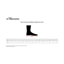 Botas RT-7 Drystar® — EU 40, US 6.5, Over-Ankle, Negro, Rojo