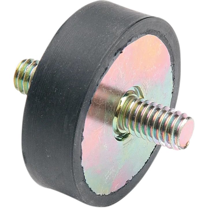 Soporte antivibración — DRAG SPECIALTIES, Ref. 358221, Para depósitos de aceite y cajas de batería, Negro
