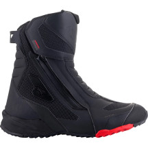 RT-7 Drystar® Boots — EU 42, Over-Ankle, Black, Red
