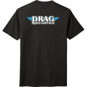 Drag Specialties Camiseta — Talla L, Negro