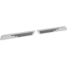 Saddlebag Latch Inserts — Chrome