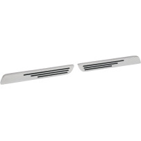 Saddlebag Latch Inserts — Chrome