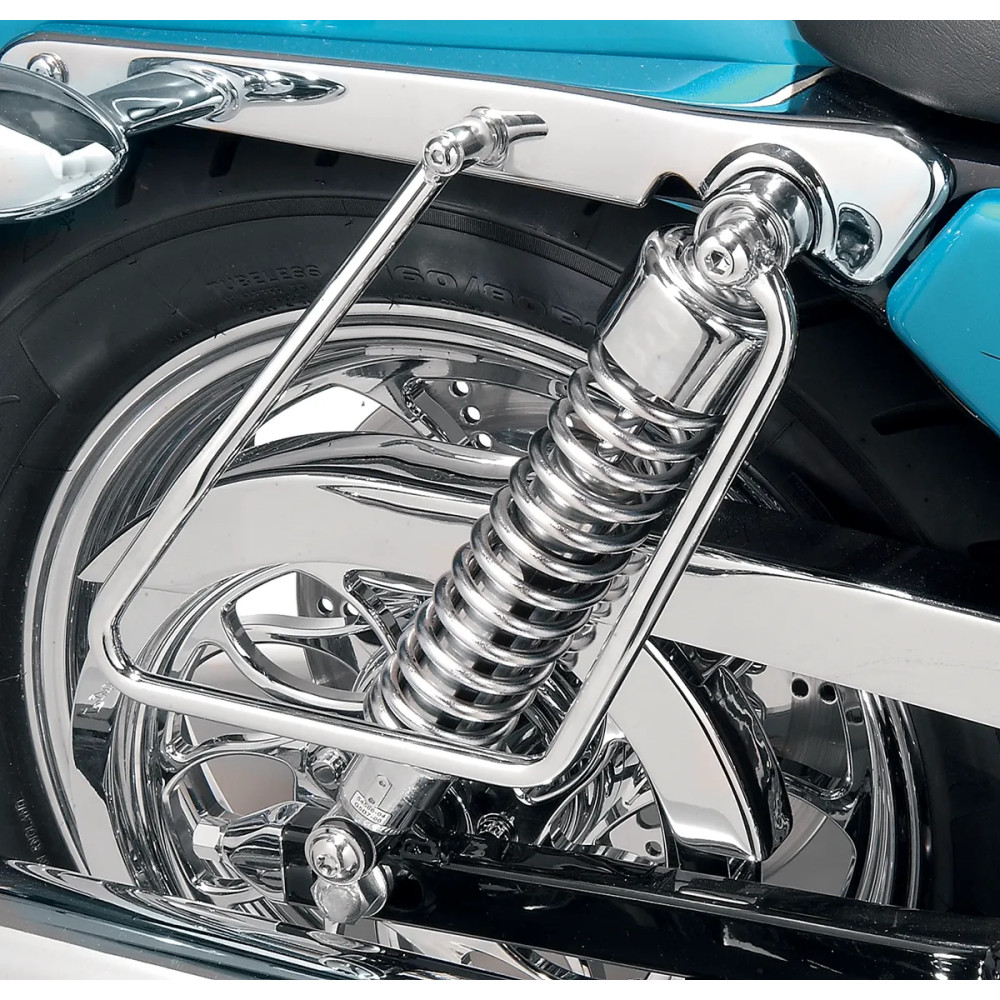 Chrome Saddlebag Support Brackets — Kit, Left/Right