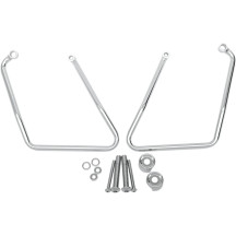 Chrome Saddlebag Support Brackets — Kit, Left/Right