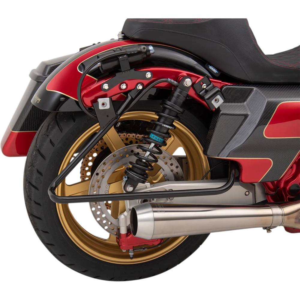 Saddlebag Support Brackets — S77-0138, Chrome