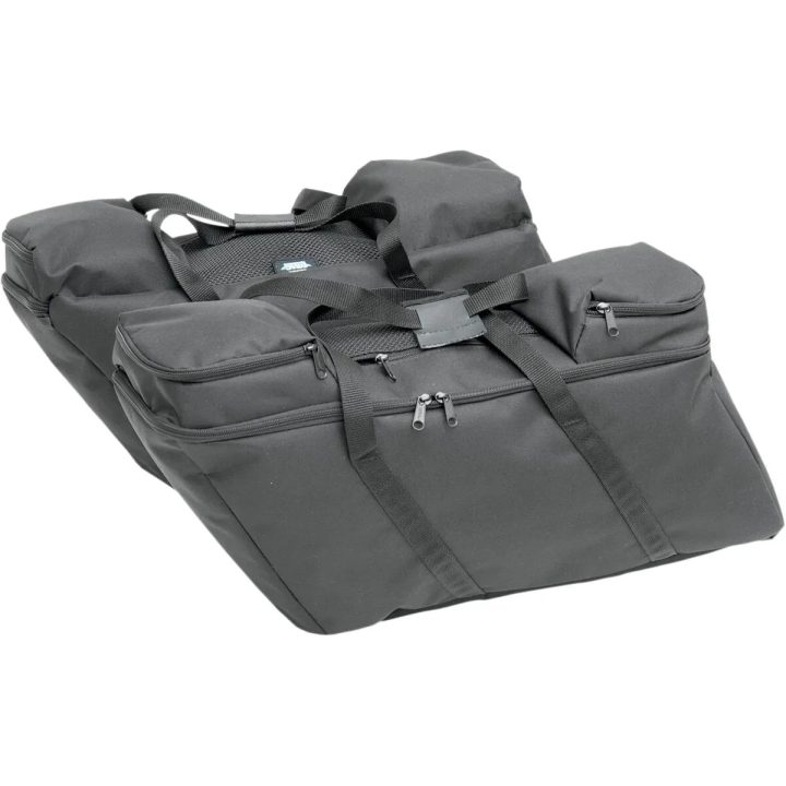 Saddlebag Liners — Black, fits '93-'13 HD OEM hard saddlebags and Drag extended saddlebags except FLD
