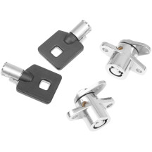 Replacement Saddlebag Lock Kit — OEM compatible, Chrome