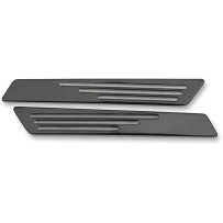 Saddlebag Hinge Inserts — Black, Powder-Coated, Aluminum