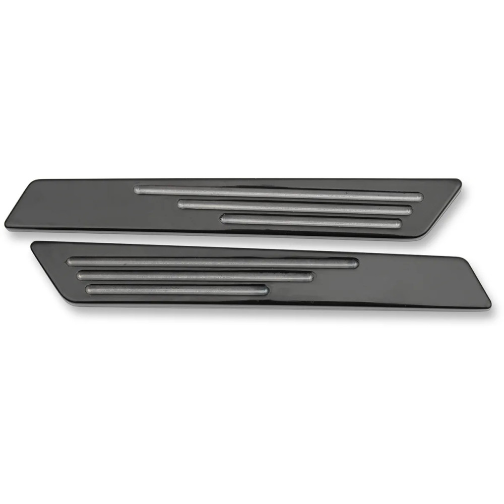 Saddlebag Hinge Inserts — Black, Powder-Coated, Aluminum