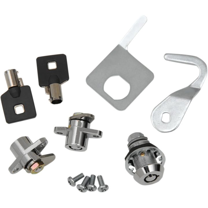 Saddlebag and Tour-Pak® Lock Kit — Chrome