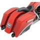 4" Extended OEM-Style Saddlebags — 30" L, 16.5" H, 14.5" W, Right mount, Black