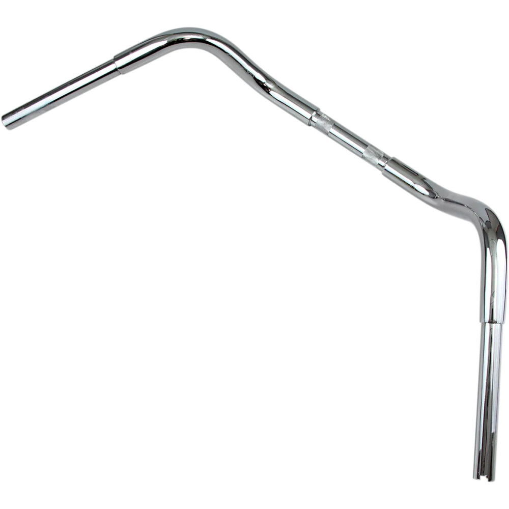 1-1/4" Buffalo Bar Handlebar — 1-1/4" diameter, 32-3/4" width, 4-1/4" rise, 1" clamp, Chrome