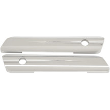 Saddlebag Hinge Covers — Chrome, Billet Aluminum